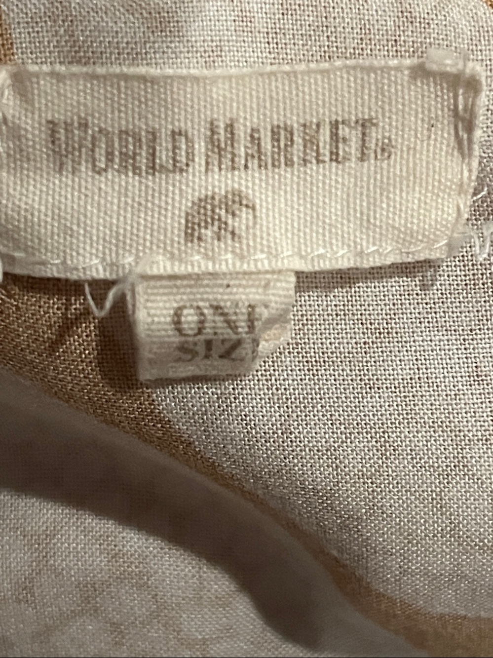 Cost Plus World Market Cream & Rust Botanical Rayon Robe
OS - Picture 13 of 13